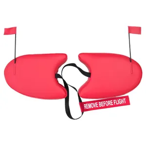 Cessna 182E Cowl Plugs w/ RBF Streamer (Color: Red)